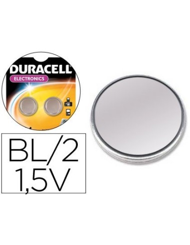 PILA DURACELL ALCALINA LR44 BOTON BLISTER DE 2 UNIDADES