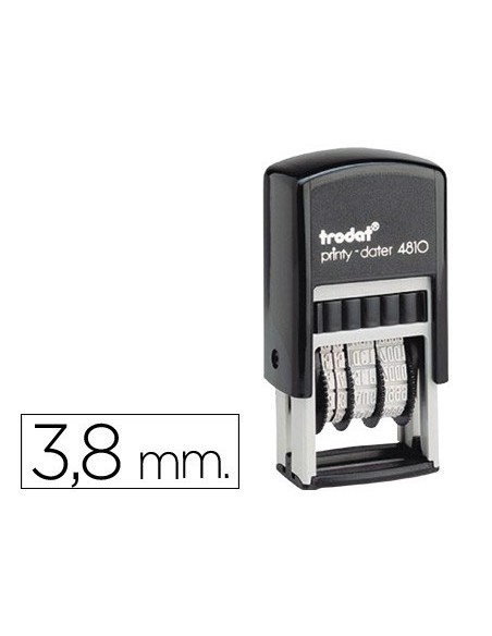 FECHADOR TRODAT ENTINTAJE AUTOMATICO 3.8 MM PRINTY 4810