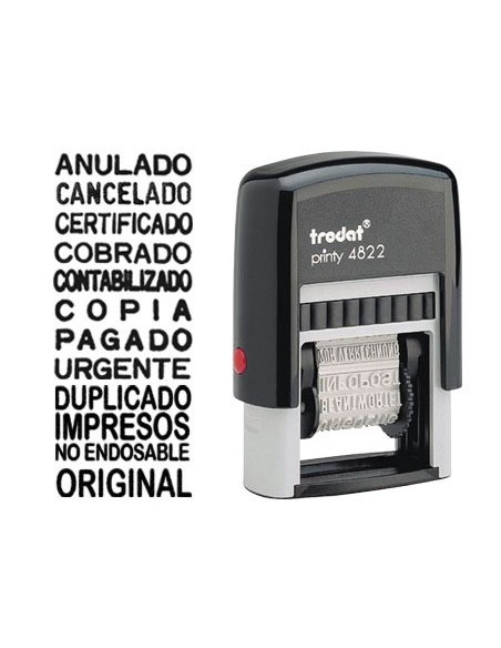 FORMULARIO TRODAT 12 TEXTOS ENTINTAJE AUTOMATICO 4 MM 4 MM