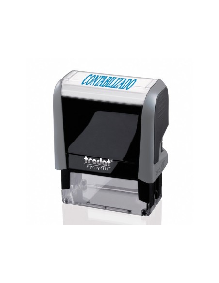 SELLO ENTINTADO PRINTY 4911 F8 P3 CONTABILIZADO ALMOHADILLA AZUL