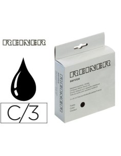 TINTA NUMERADOR REINER GRASA PARA SELLOS METALICOS COLOR NEGRO BOTE DE 45 ML CAJA DE 3 UNIDADES