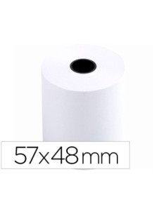 ROLLO SUMADORA Q-CONNECT TERMICO 57 MM ANCHO X 48 MM DIAMETRO SIN BISFENOL A