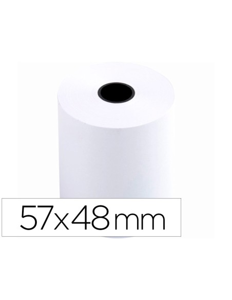 ROLLO SUMADORA Q-CONNECT TERMICO 57 MM ANCHO X 48 MM DIAMETRO SIN BISFENOL A