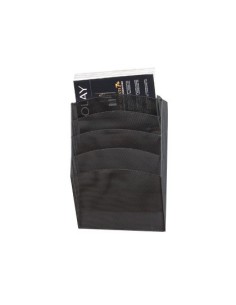 EXPOSITOR MURAL Q-CONNECT DE PARED 5 BANDEJAS DIN A4 NEGRO 9,3X31,5X44 CM