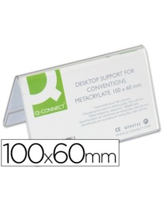 IDENTIFICADOR SOBREMESA Q-CONNECT METACRILATO 100X60 MM REF.5729