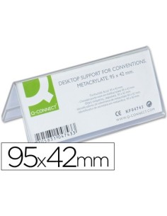 IDENTIFICADOR SOBREMESA Q-CONNECT METACRILATO 95X42 MM REF.5730