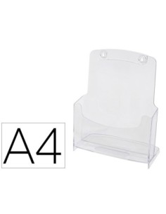 EXPOSITOR SOBREMESA Q-CONNECT METACRILATO A4 REF.5753