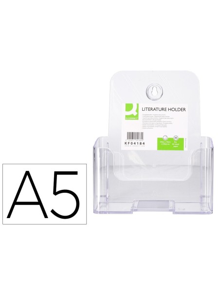 EXPOSITOR SOBREMESA Q-CONNECT METACRILATO A5 REF.5754