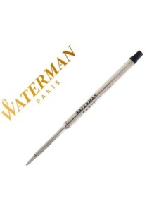 RECAMBIO BOLIGRAFO WATERMAN STANDAR MAXIMA 53425 NEGRO