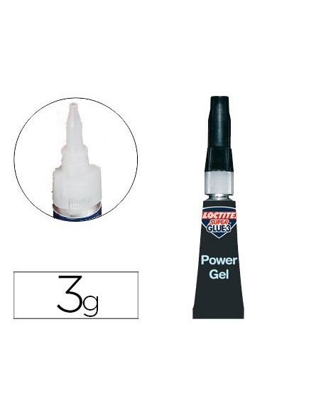 PEGAMENTO LOCTITE POWER GEL 3 GR ADHESIVO INSTANTANEO UNIDAD