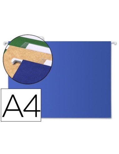 CARPETA COLGANTE LIDERPAPEL A4 AZUL