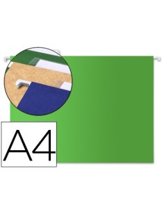 CARPETA COLGANTE LIDERPAPEL A4 VERDE