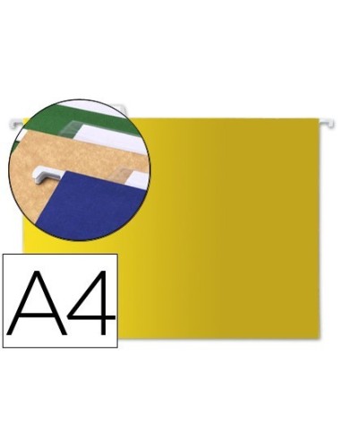 CARPETA COLGANTE LIDERPAPEL A4 AMARILLA