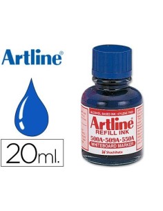 TINTA ARTLINE AZUL PARA ROTULADOR PIZARRA BLANCA 500-A FRASCO DE 20 ML