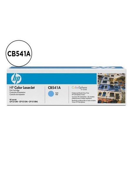 TONER HP CB541A COLOR LASERJET CP-1215/CP-1515/CP-1518 CIAN WITH COLORSPHERE -1.400PAG-
