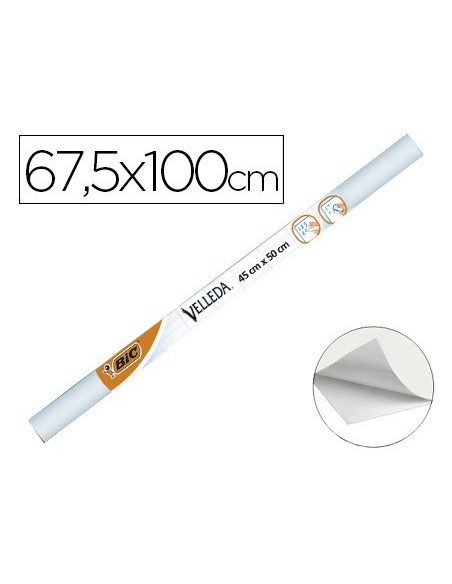 PIZARRA BLANCA VELLEDA ROLLO ADHESIVO DE 100X67,5 CM