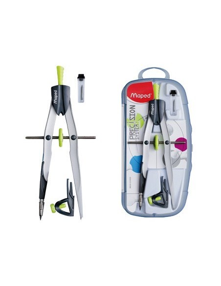 COMPAS MAPED 291010 CON BIGOTERA ABRAZADERA Y ESTUCHE DE MINAS