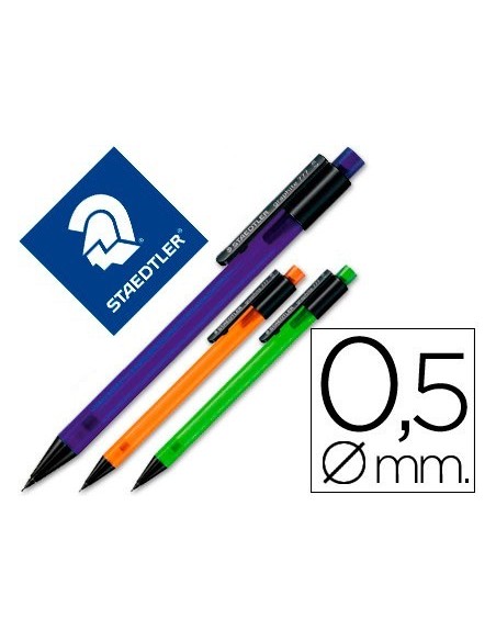 PORTAMINAS STAEDTLER MARS 0,5 MM TRANSLUCIDO