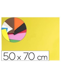 GOMA EVA LIDERPAPEL 50X70CM 60G/M2 ESPESOR 1.5MM AMARILLO