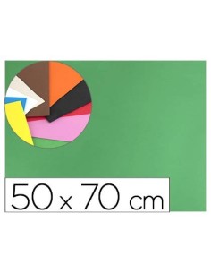 GOMA EVA LIDERPAPEL 50X70CM 60G/M2 ESPESOR 1.5MM VERDE
