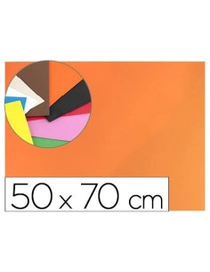 GOMA EVA LIDERPAPEL 50X70CM 60G/M2 ESPESOR 1.5MM NARANJA