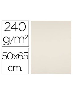 CARTULINA LIDERPAPEL 50X65 CM 240G/M2 CREMA