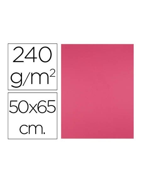 CARTULINA LIDERPAPEL 50X65 CM 240G/M2 FUCSIA