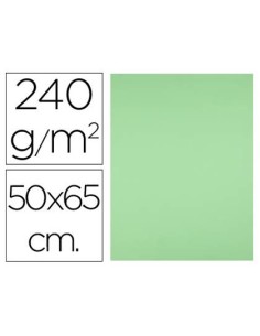 CARTULINA LIDERPAPEL 50X65 CM 240G/M2 VERDE PISTACHO