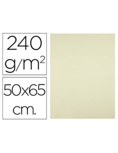 CARTULINA LIDERPAPEL 50X65 CM 240G/M2 AMARILLO