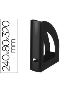 REVISTERO PLASTICO Q-CONNECT NEGRO OPACO