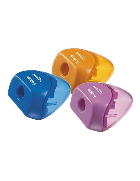 SACAPUNTAS MAPED PLASTICO ERGONOMICO IGLU 1 USO COLORES SURTIDOS