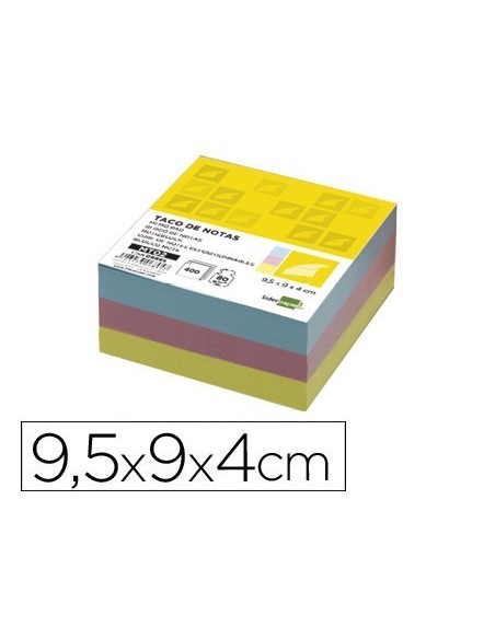 RECAMBIO LIDERPAPEL MULTITACO COLORES TAMAÑO 95X90X40 MM