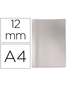 TAPA DE ENCUADERNACION TERMICA DE PVC Y CARTULINA LOMO DE 12 MM CAJA DE 100 UNIDADES
