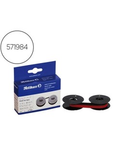 CINTA MAQUINA PELIKAN PARA OLIVETTI GRUPO 8D NYLON NEGRO/ROJO