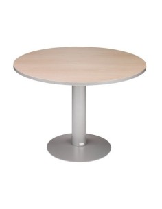 MESA REUNION REDONDA MEETING 3006AT01 ESTRUCTURA ALUMINIO TABLERO HAYA 120 CM DIAMETRO