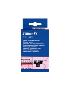 RODILLO ENTINTADO PELIKAN IR40T NEGRO/ROJO 1 UNIDAD