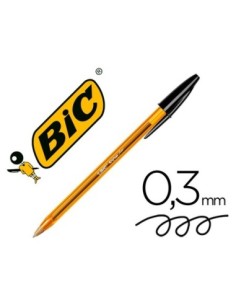 BOLIGRAFO BIC CRISTAL PUNTA FINA NEGRO