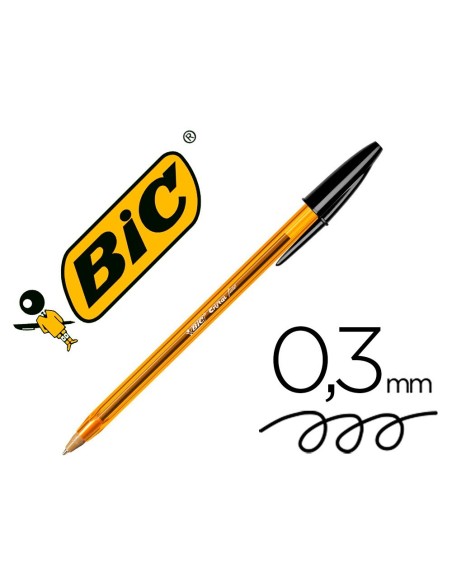 BOLIGRAFO BIC CRISTAL PUNTA FINA NEGRO
