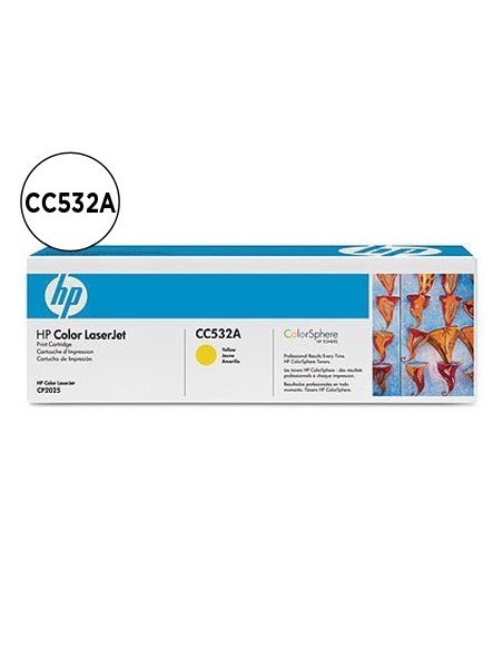TONER HP LASERJET COLOR CP2025/CM2320 AMARILLO 2.800 PAG