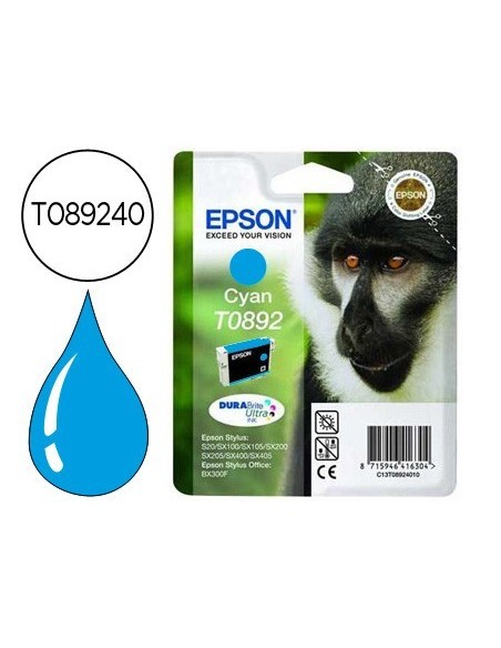 INK-JET EPSON T0892 CIAN STYLUS S20 / SX-100 / SX-110