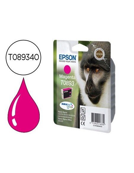 INK-JET EPSON T0893 MAGENTA STYLUS S20 / SX-100 / SX-110