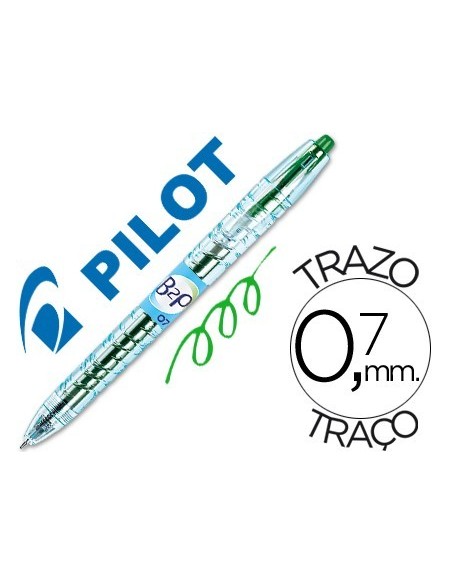 BOLIGRAFO PILOT GEL B2P VERDE