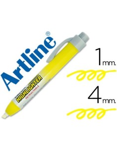 ROTULADOR ARTLINE CLIX FLUORESCENTE EK-63 AMARILLO PUNTA BISELADA 4.00 MM