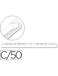 TIRA MULTITALADRO AUTOADHESIVA Q-CONNECT PARA DOCUMENTOS A-4 Y A-5 PACK DE 50 UNIDADES