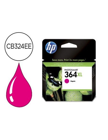 INK-JET HP 364XL MAGENTA PHOTOSMART PREMIUM - C309A / SERIES C5300 / C6300 / B8500 / D5400 -750PAG