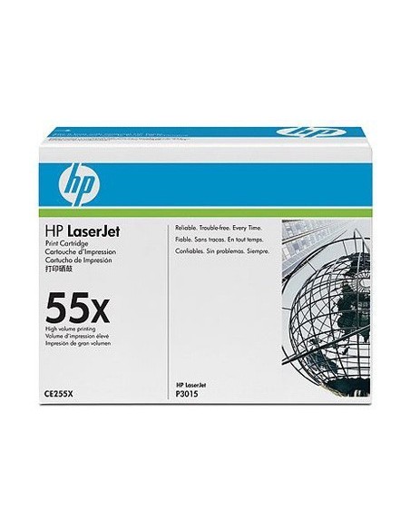 TONER HP 55X NEGRO -12500PAG- P3015X