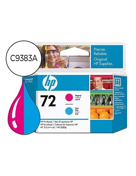 INK-JET HP 72 CABEZAL MAGENTA Y CIAN DESIGNJET T610/1100