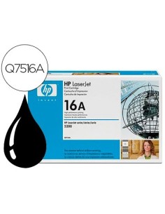 TONER HP 16A NEGRO -12000PAG- LASERJET 5200