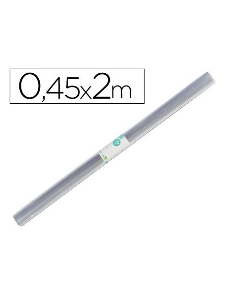 ROLLO PLASTICO FORRALIBROS 0,45X2 MT LIDERPAPEL