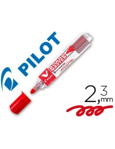 ROTULADOR PILOT V BOARD MASTER PARA PIZARRA BLANCA ROJO TINTA LIQUIDA TRAZO 2,3MM